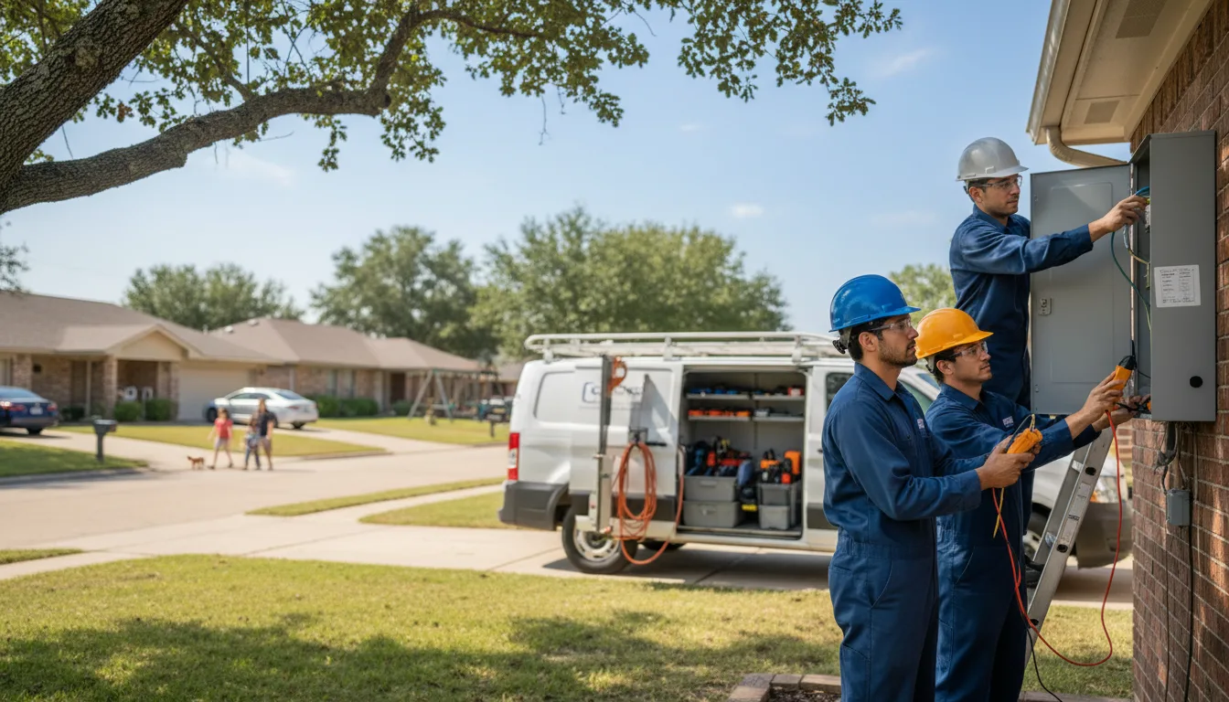 Certified electrician providing emergency electrical services in Silsbee, TX